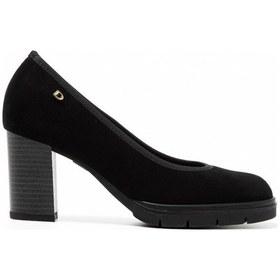 Resim Camoscio Pelle Nero Oxford Klasik Kadın 483700dp Donna Serena 3700dp Camoscıo Pelle Nero Siyah 