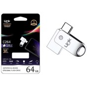 Resim Linktech Link Tech C264 Premium 64gb Type-c Otg Dual 30mb/s Usb Bellek 