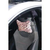 Resim Leopar Kapitone Boyun Yastığı 2 Adet 