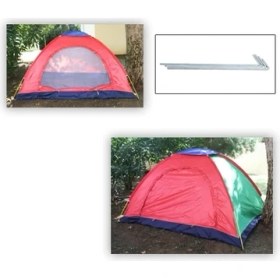 Resim Kolay Kurulumlu Kamp Çadırı 3 - 4 Kişilik -Taşıma Çantalı 