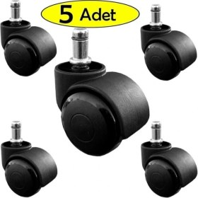 Resim Ofis Koltuk Tekerleği Pimli (5 Adet) 
