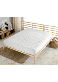 Resim Kapitone Fitted Tek Kişilik Yatak Koruyucu Pamuklu Yatak Alezi 