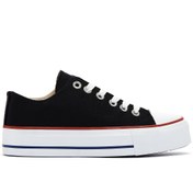 Resim Kadın Siyah Kumaş Sneaker Derimod