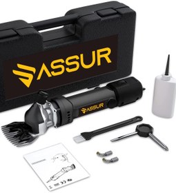 Resim Assur 350W Kademe Ayarlı Metal Şanzıman Koyun Kırkma Makinası 