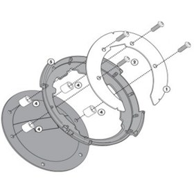 Resim Genel Markalar GIVI BF12 DEPO ÜSTÜ ÇANTA APARATI KTM 