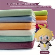 Resim 1.5mm Kalınlığında Minky Kumaş Metrekare Başına - Ultra-Yumuşak Peluş Polyester, DIY Dikiş & El Sanatları için Önceden Kesilmiş, Sadece Elde Yıkama, 6"x6' Tüllerde Düz Renkler - Bebek Kıyafetleri & Oyuncak Projeleri, Dikiş Malzemeleri Aksesuarları için İdeal 