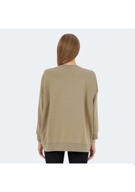 Resim Slazenger VIKENTI SW Oversize Kadın Cepli Oversıze Koyu Yeşil Sweatshirt 