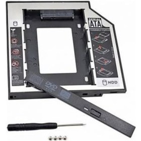 Resim Ssd Kızak Sata 9 5 MM Notebook Dvd Yatağına Takılan Hdd Caddy 