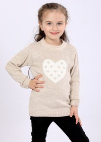 Resim Cloudy Kids Kız Çocuk Regular Fit Basic Triko Kazak 