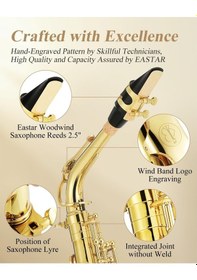 Resim Eastar As-ııı Mi Bemol Alto Saksafon 