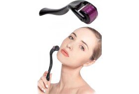 Resim MiraLive Dermaroller Titanyum 540 Iğneli 1 mm Saç Kaş Sakal Serum Kullanıma Uygun 