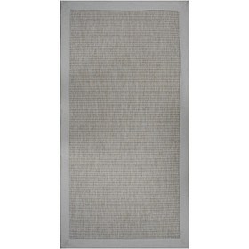 Resim Güven Collection Nature Rustic Bordürlü Sisal Halı Bej 80x150 cm 