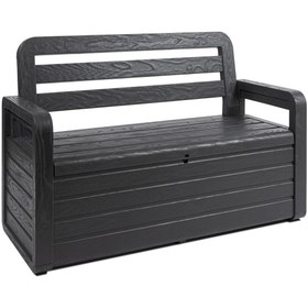 Resim Panchina Forever Spring Antrasit Sandıklı Bahçe Bankı 