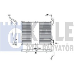 Resim KALE 350580 Klima Radyatoru (ford: Fiesta B-max 1.0 Ecobost 13- ) C1b119710bc (WM271775) 