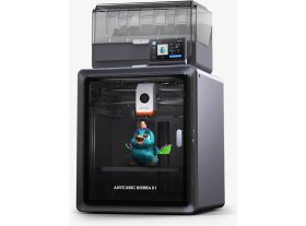 Resim Anycubic Kobra S1 Combo 3D Yazıcı Siyah Renkli Filament Desteği ile Ultra Hızlı Baskı 