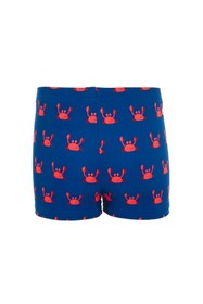 Resim Decathlon Nabaiji Bebek Boxer Mayo - Mavi / Yengeç Baskılı 