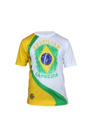 Resim DO-SMAI Dijital Baskılı Capoeira Fitness Boks Muay Thai Antrenman Tişörtü Spor T-shirt Cat022 