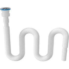 Resim Lavabo Gider Hortumu Körüklü Lavabo Sifonu Gider Borusu Uzun 145 cm 