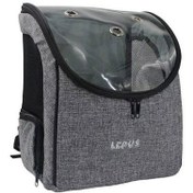 Resim Lepus Kedi ve Küçük Irk Köpek Sırt Çantası - Gri 
