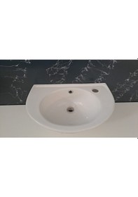 Resim 28x45 Oval Lavabo Delikli Turavit Diğer 