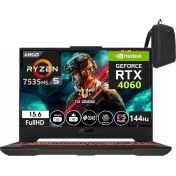 Resim Asus Tuf Gaming A15 FA507NV-LP100 Amd Ryzen 5 7535HS 96GB Ddr5 2tb SSD 15.6 Inç Fhd 144Hz 8gb RTX4060 140W WINDOWS11PRO Taşınabilir Bilgisayar FA507NV-LP10047+WEBLEGELSINÇANTA 