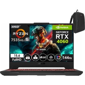Resim Asus Tuf Gaming A15 FA507NV-LP100 Amd Ryzen 5 7535HS 96GB Ddr5 2tb SSD 15.6 Inç Fhd 144Hz 8gb RTX4060 140W WINDOWS11PRO Taşınabilir Bilgisayar FA507NV-LP10047+WEBLEGELSINÇANTA 
