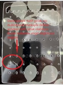 Resim Akrilik Çekmeceli Takı Düzenleyici Stand - Kolye Küpe Bileklik Organizeri Ak - 731 