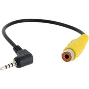Resim Keepro 4x Gps Av-In Dönüştürücü Video Kablosu 2,5 mm 4 Boğum Kablo 20 cm 