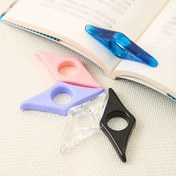 Resim Başparmak Kitap Destekleyici Akrilik Basınçlı Yer İşareti Okuma Yardımcısı, Kitap Klasörü Başparmak Halkası Sayfa Tutucu Basınçlı Yer İşareti Öğrenme İçin 