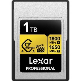 Resim Lexar 1TB Professional GOLD CFexpress 4.0 Type A Hafıza Kartı 