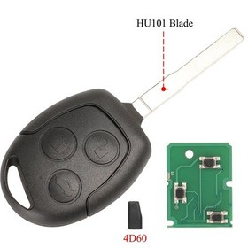 Resim Ford Focus Fiesta Fusion C-max Ve Mondeo Galaxy C-max S-max İçin Id60 4d63 Çipli 315 Mhz Uzaktan Anahtar 0390 