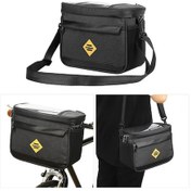 Resim Pazly Yalıtımlı Bisiklet Soğutucu Çanta - Su Geçirmez Gidon Çantası - Bisiklet Sepeti Ön Çanta - Gri Renk Gri 