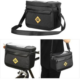 Resim Pazly Yalıtımlı Bisiklet Soğutucu Çanta - Su Geçirmez Gidon Çantası - Bisiklet Sepeti Ön Çanta - Gri Renk Gri 