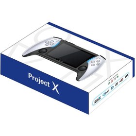 Resim Fillikutum Project X El Oyun Konsolu 4.3 Inç Yüksek Çözünürlük Ips Ekran Çift Oyuncu Desteği Gri 