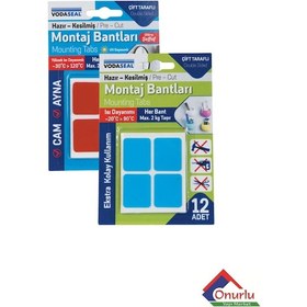 Resim Nm Vodaseal Ebatlı Montaj Bandı 12'li Şeffaf 