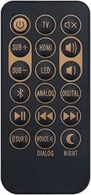 Resim AULCMEET Klipsch Sound Bar Hoparlör RSB-3 RSB3 R4B R-4B RSB8 RSB-8 1062590 RSB6 RSB-6 ile Uyumlu Yedek Uzaktan Kumanda 