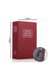 Resim Muratech Kitap Görünümlü Gizli Kasa Büyük Boy Anahtarlı Kilitli Para Kasası 