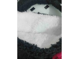 Resim Beta Siyah Renk Peluş Çanta 