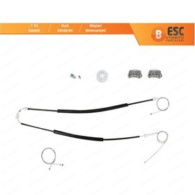 Resim Ford Focus 1 1998-2005 4/5 Kapı İçin Ön Sol Cam Kriko Tamir Seti 