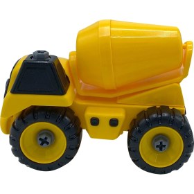 Resim Can-Em Oyuncak Sök Tak Iş Makinaları Sarı Renkli Eğlenceli Araç Seti 3-6 Yaş İçin 