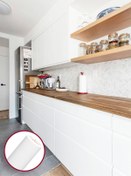 Resim KRCDİJİTAL Mat Beyaz Kaplama Yapışkanlı Folyo 52cm X 10mt 