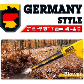 Resim Germany Style Tek Akülü Profesyonel 21v Akülü Kompresör Şarjlı Hava Üfleme Makinesi 