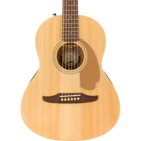 Resim Fender Sonoran Mini Akustik Gitar - Maun - Natural / Walnut 