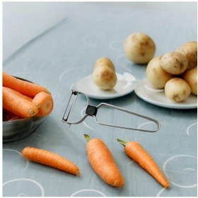 Resim Soyucu Paslanmaz Çelik Keskin Bıçaklı Meyve Sebze Soyucusu Diğer 