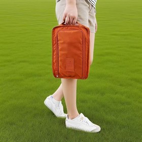 Resim Yükseltilmiş Ultra Taşınabilir Katlanabilir Ayakkabı Saklama Çantası - 6 Renk Seçeneği ile Çok Fonksiyonlu Seyahat Taşıma Ayakkabı Organizatörü 