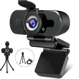 Resim 3C Store 1080P Hd Web Kamerası Mikrofonlu Pc Masaüstü Web Kamerası Mini Bilgisayar Web Kamerası Ücretsiz Sürücü Video Konferans Kayıt Çalışması (Yurt Dışından) 