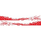 Resim Yaozixa Kamyon Renkli Vinyil Sticker - Kasa Ve Yan Kapı Dekorasyon - Kırmızı, Siyah, Beyaz Seçenekli D-1320 Model 