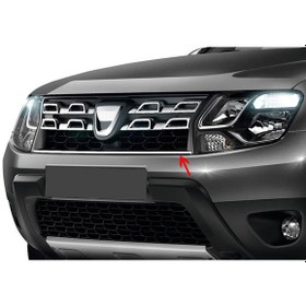 Resim OMSA OMSA Dacia Duster Facelift Krom Ön Panjur Çıtası 2014-2017 Arası 