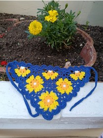 Resim Jolly accesory Kız Çocuk Bebek Örgü Üçgen Bandana 