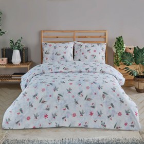 Resim Nuvomon Ice Çift Kişilik Nevresim Takımı - Mavi 